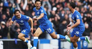 الدوري الإنجليزي:هدف مذهل لبرايتون من منتصف الملعب في فوز برايتون على كريستال.. وأرسنال يحقق فوزا صعبا على حساب مضيفه نوتنغهام فورست.. فيديو